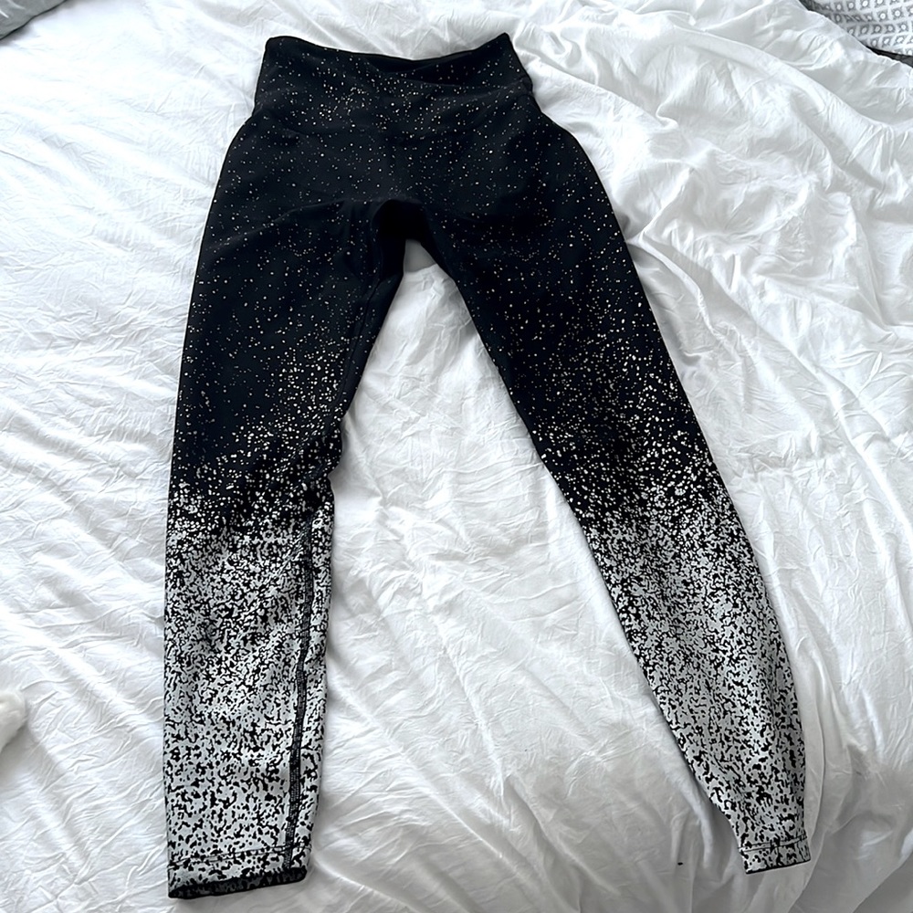 Beyond yoga black sparkly leggings